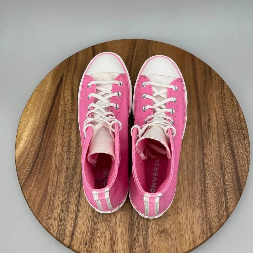 Converse Chuck Taylor All Star Lift Shoes Womens 11 Pink Platform Retro Varsity